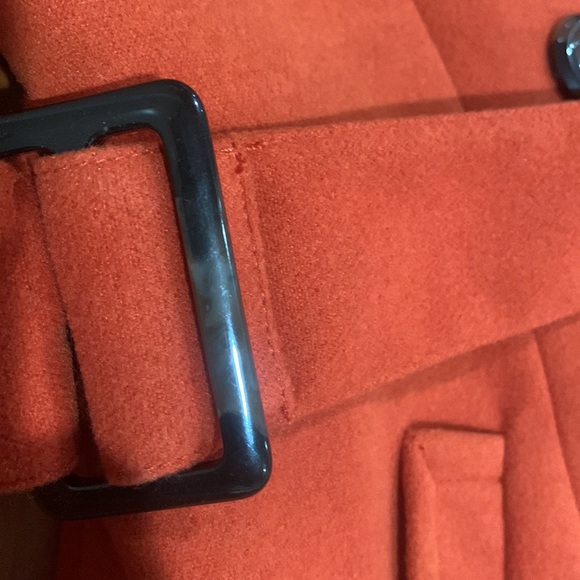 Forever 21 - NWOT Women’s Orange Peacoat - Size Medium - Picture 5 of 6